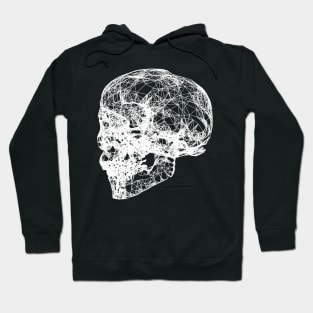 Skull Digital Wireframe Hoodie